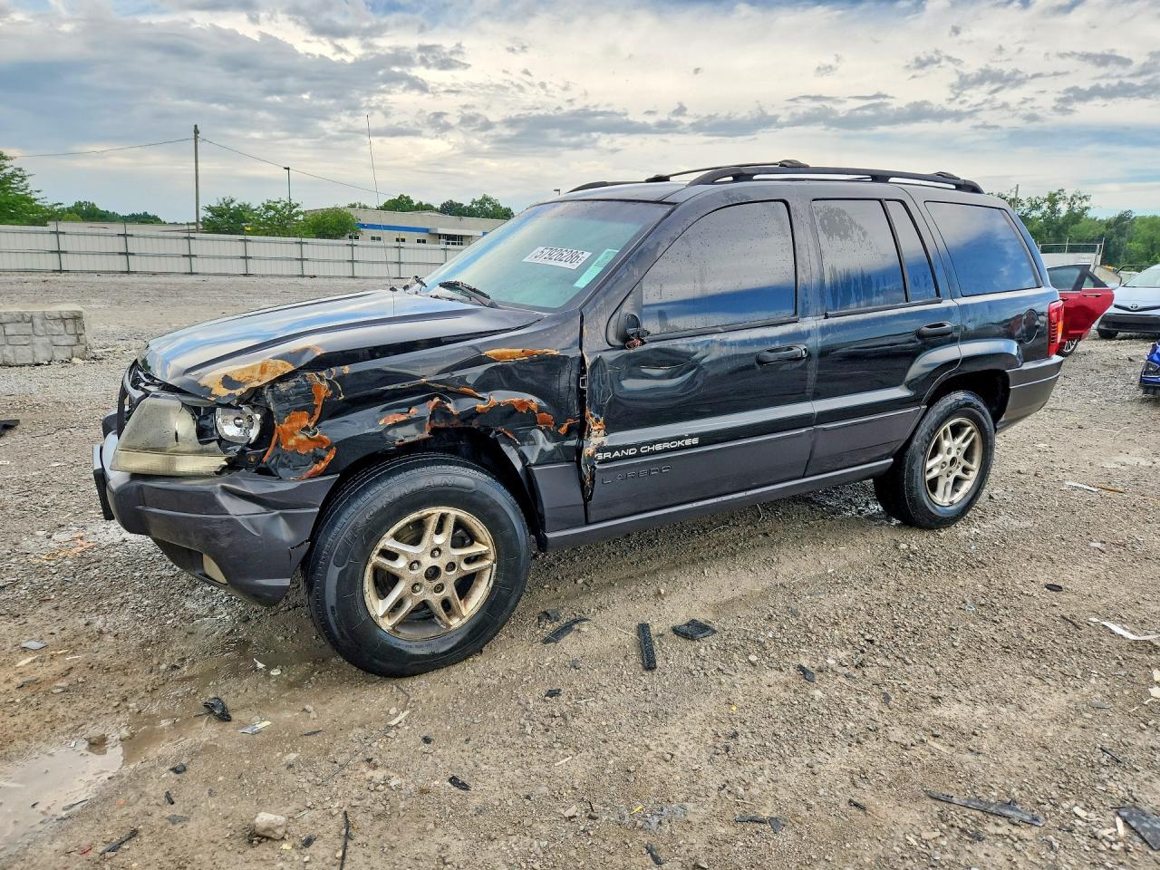 2003 Jeep Grand Cherokee Laredo Black vin: 1J4GW48S83C608856