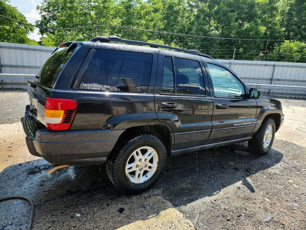 2004 Jeep Grand Cherokee Laredo Black vin: 1J4GW48S84C312866