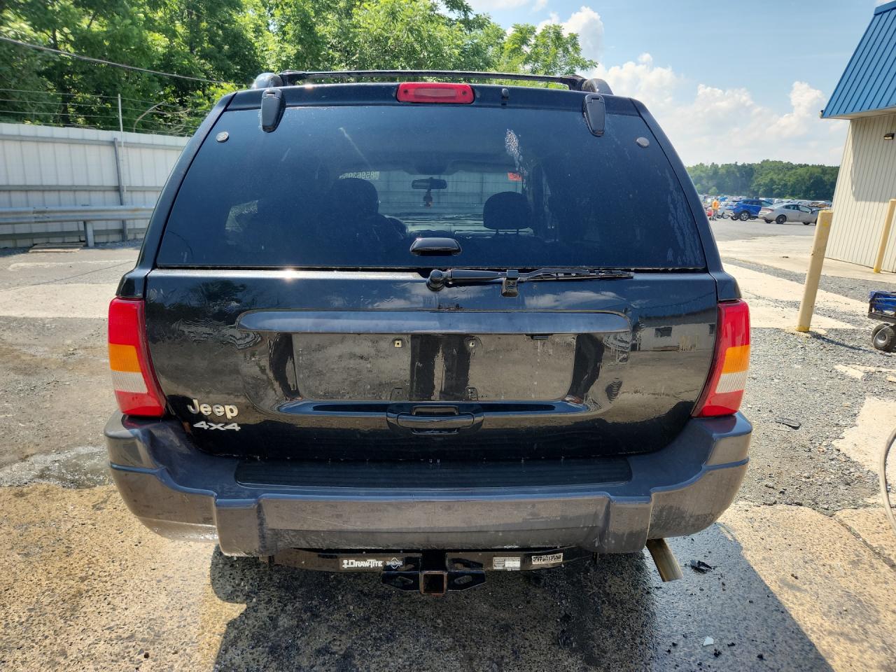 2004 Jeep Grand Cherokee Laredo Black vin: 1J4GW48S84C312866 Damage: Lift Gate, Dent(S) W/ Paint Dmg, 6 To 7 Inches