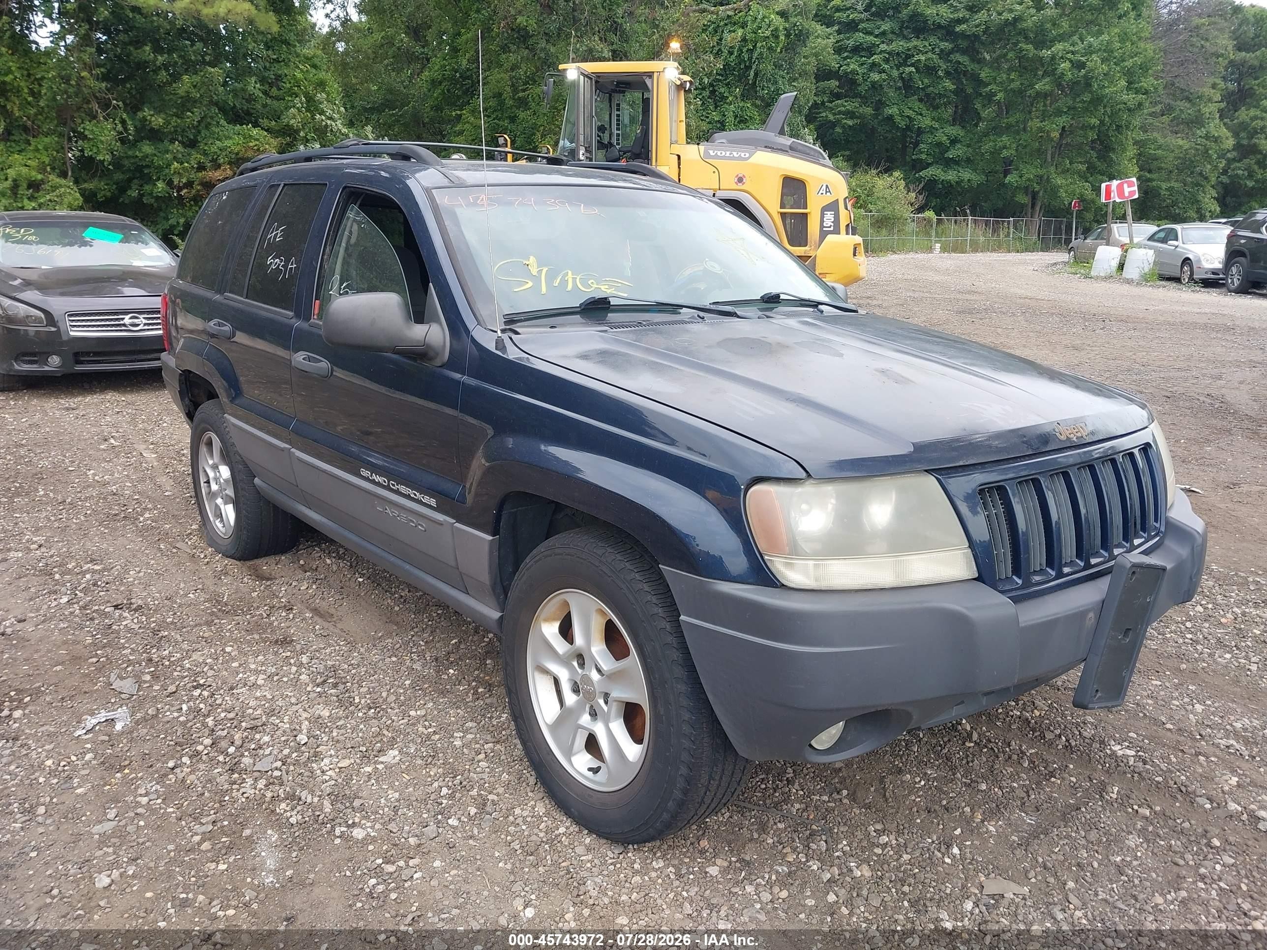 2004 Jeep Grand Cherokee Laredo Blue vin: 1J4GW48S84C350193