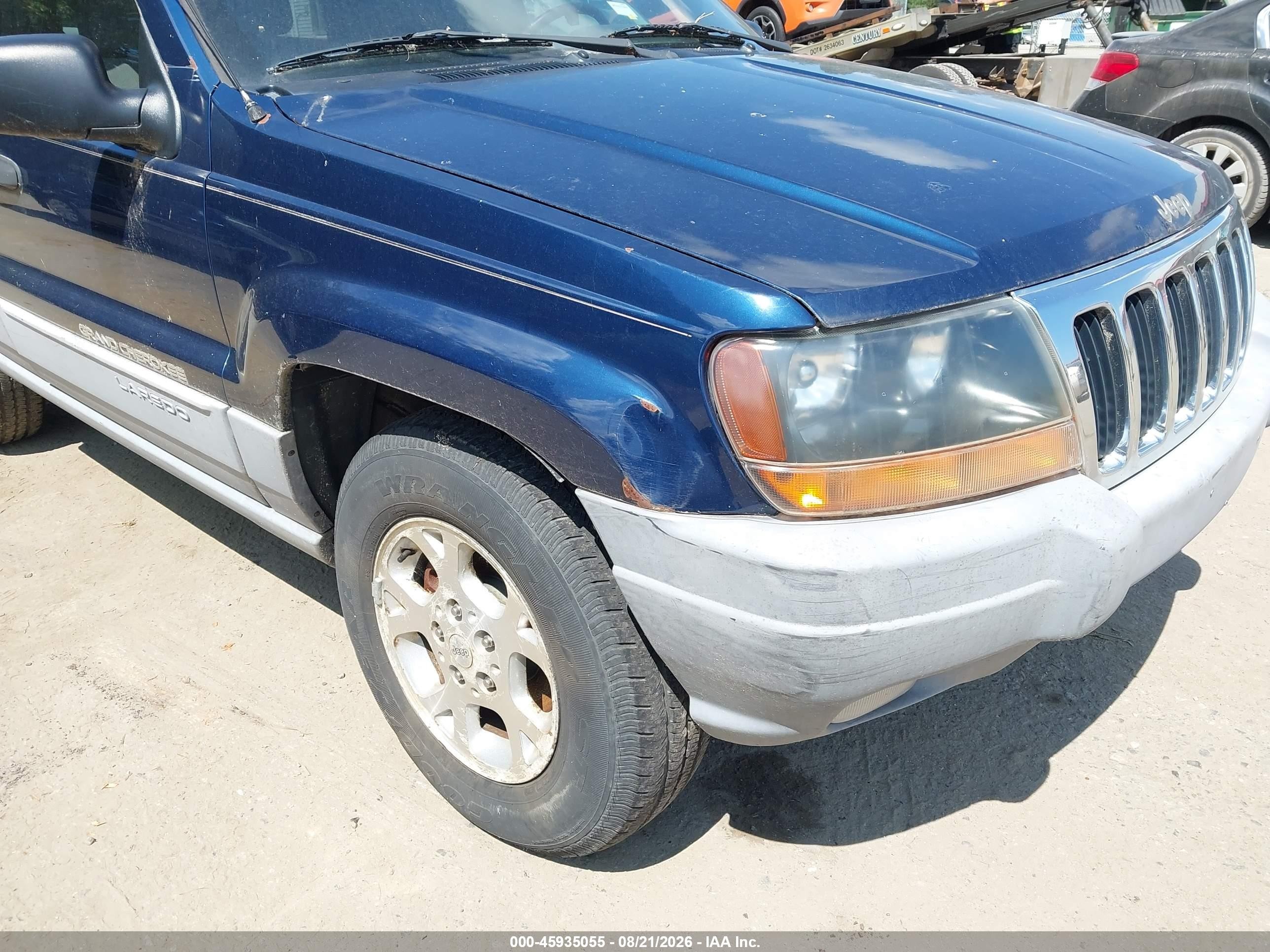 2000 Jeep Grand Cherokee Laredo Синий vin: 1J4GW48S8YC174719