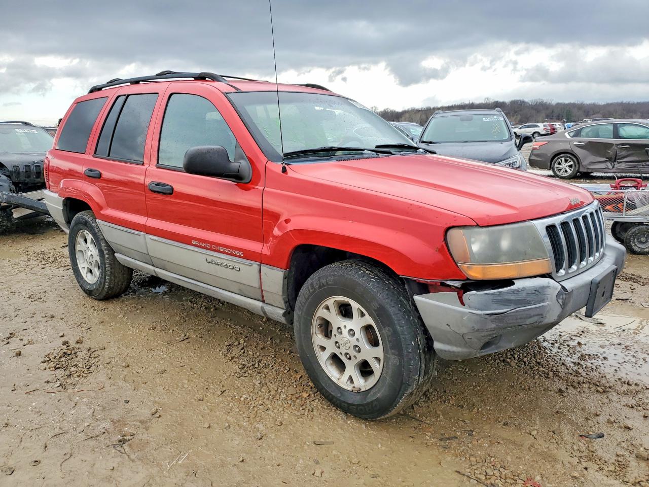2000 Jeep Grand Cherokee Laredo Red vin: 1J4GW48S8YC369526