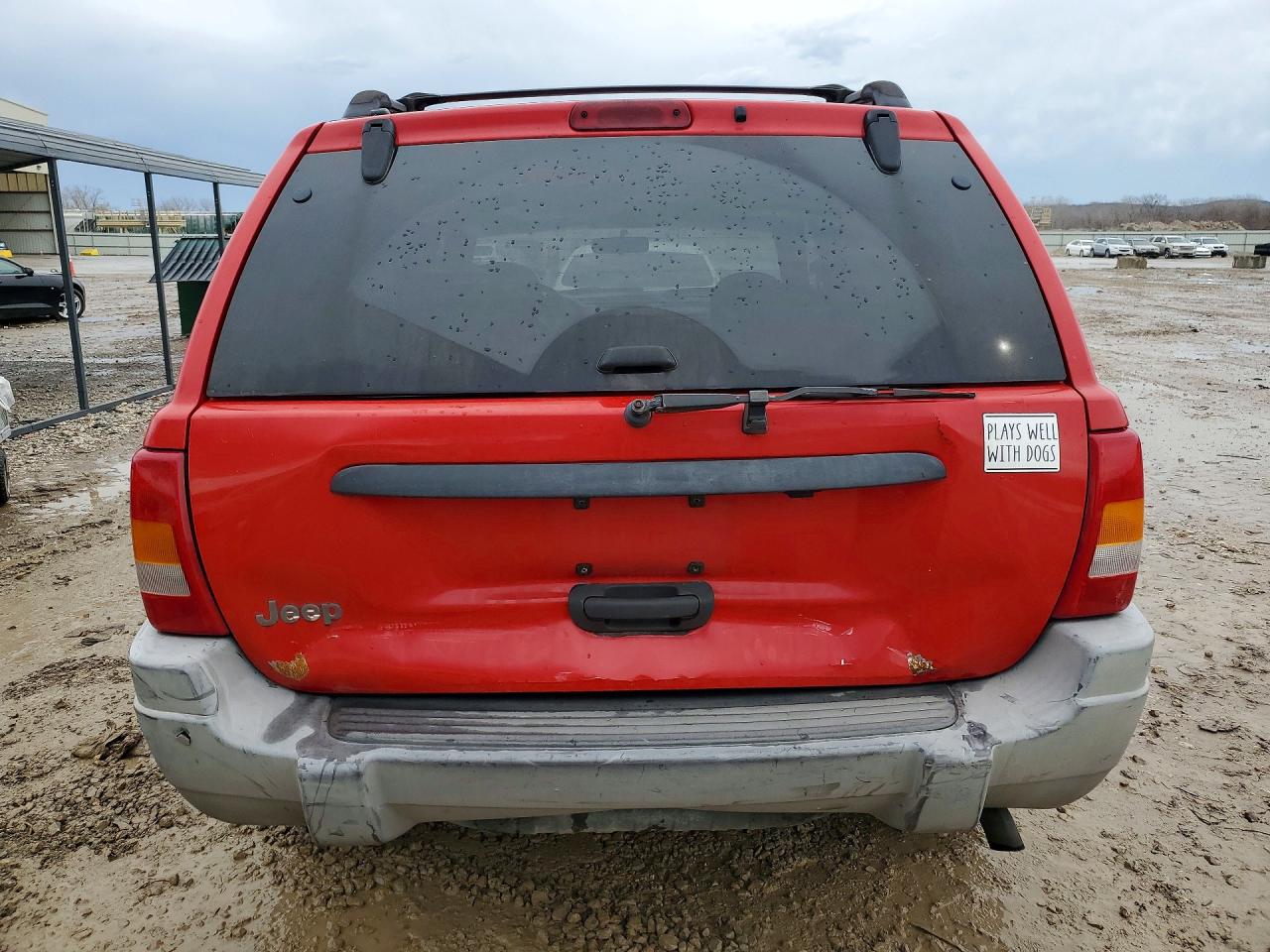 2000 Jeep Grand Cherokee Laredo Red vin: 1J4GW48S8YC369526