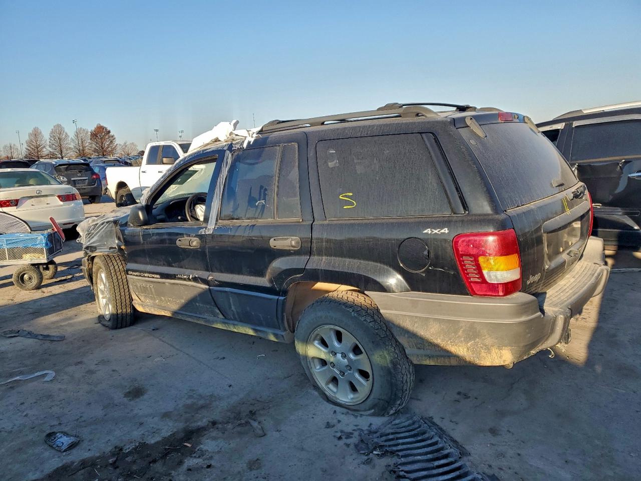 2001 Jeep Grand Cherokee Laredo Black vin: 1J4GW48S91C534750