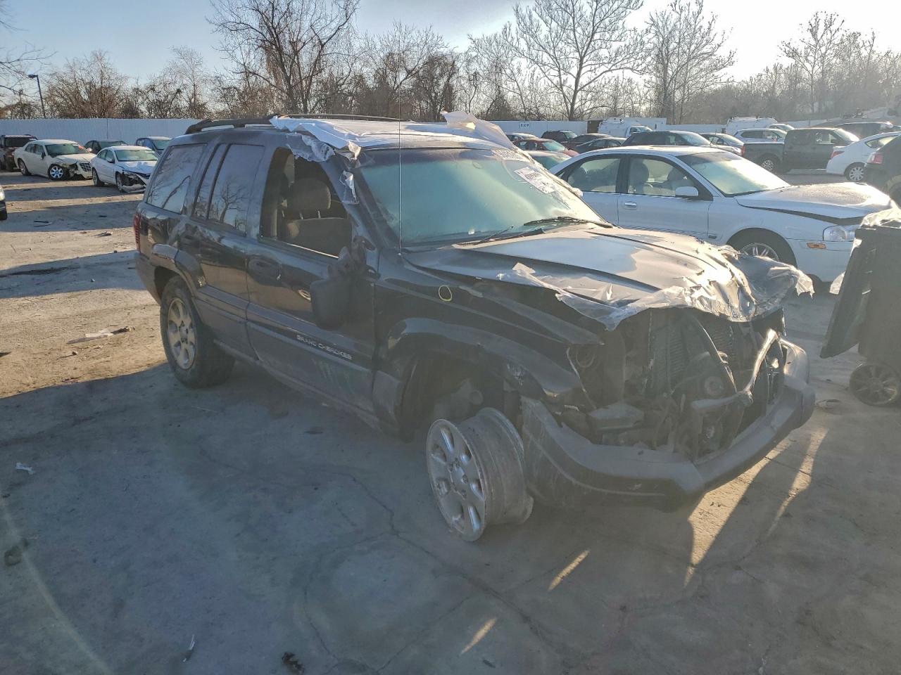 2001 Jeep Grand Cherokee Laredo Black vin: 1J4GW48S91C534750