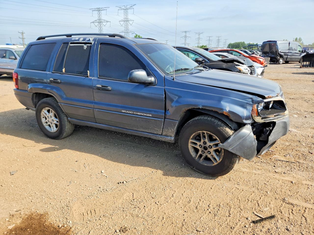 2004 Jeep Grand Cherokee Laredo Black vin: 1J4GW48S94C176764