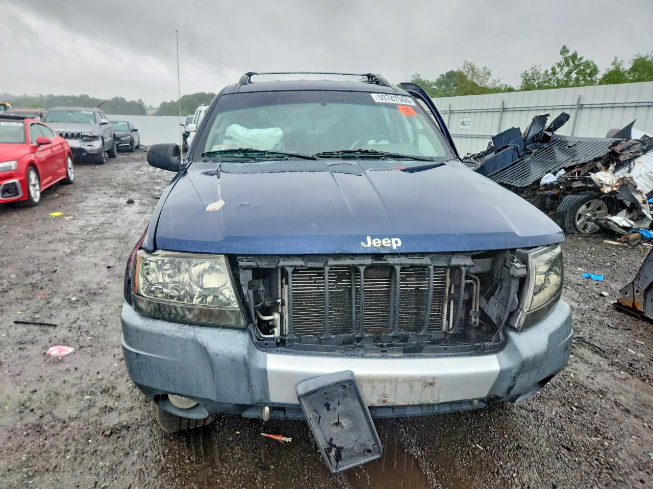 2004 Jeep Grand Cherokee Laredo Blue vin: 1J4GW48S94C196626