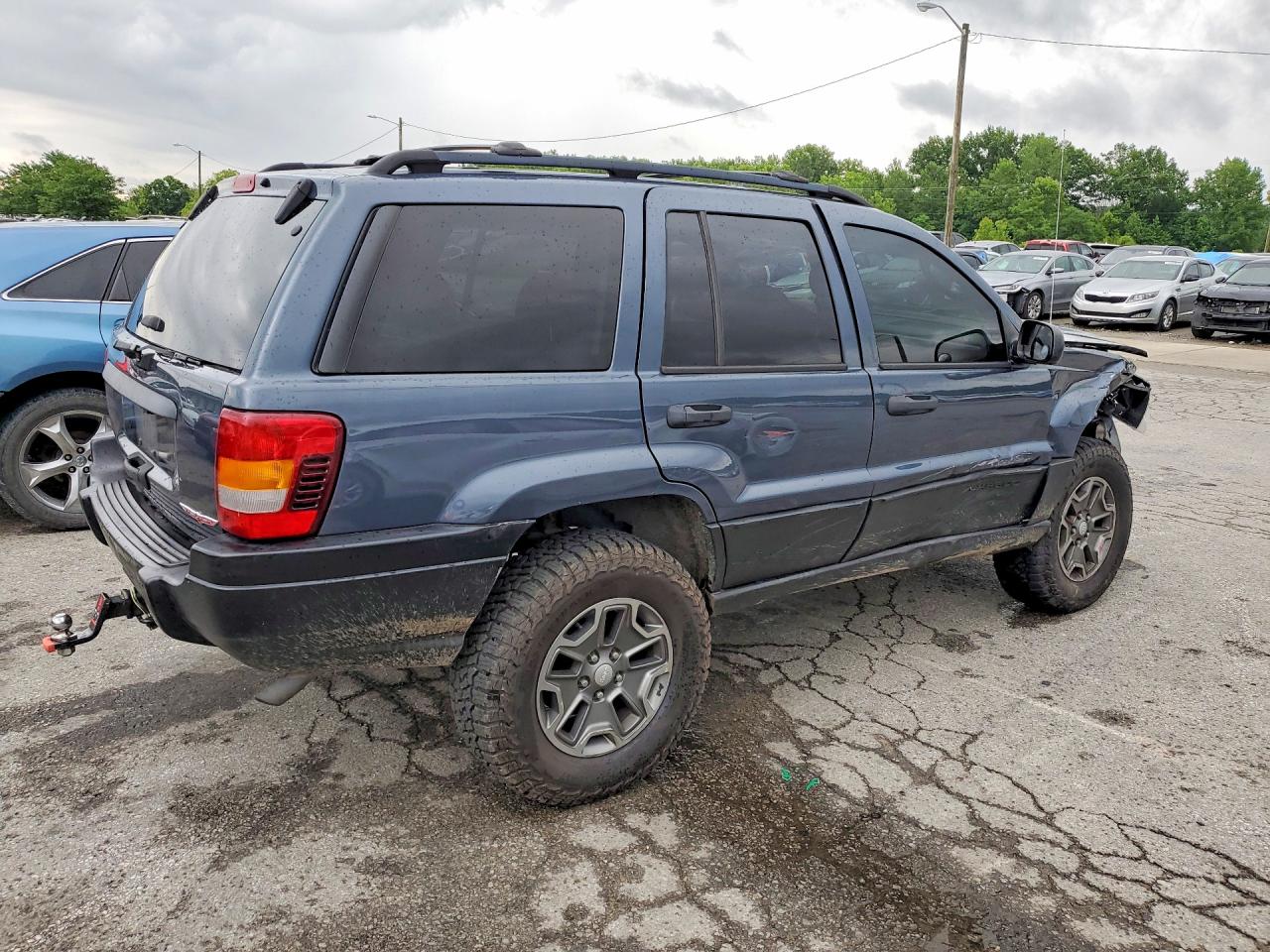 2004 Jeep Grand Cherokee Laredo Синий vin: 1J4GW48S94C343267