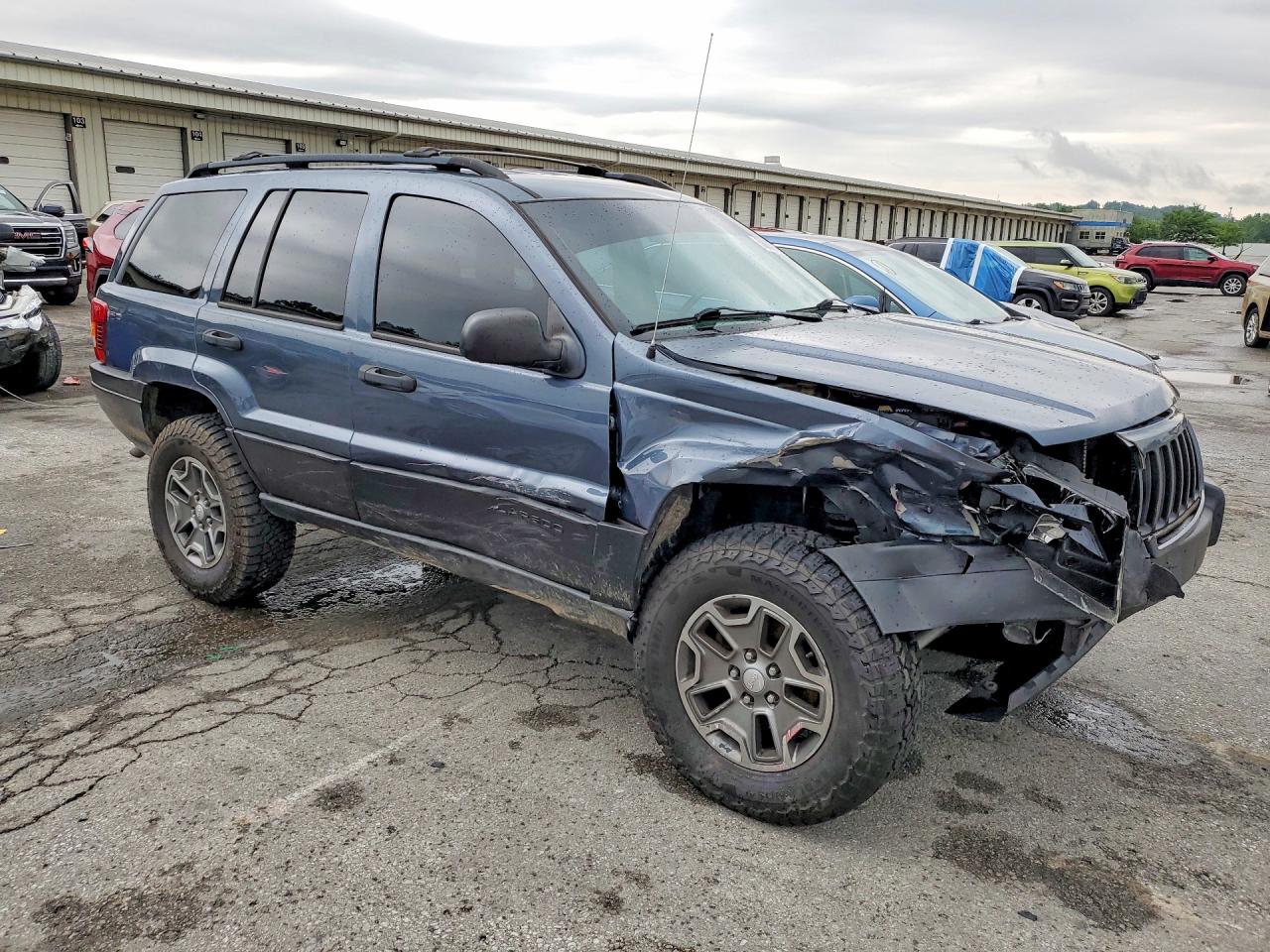 2004 Jeep Grand Cherokee Laredo Синий vin: 1J4GW48S94C343267