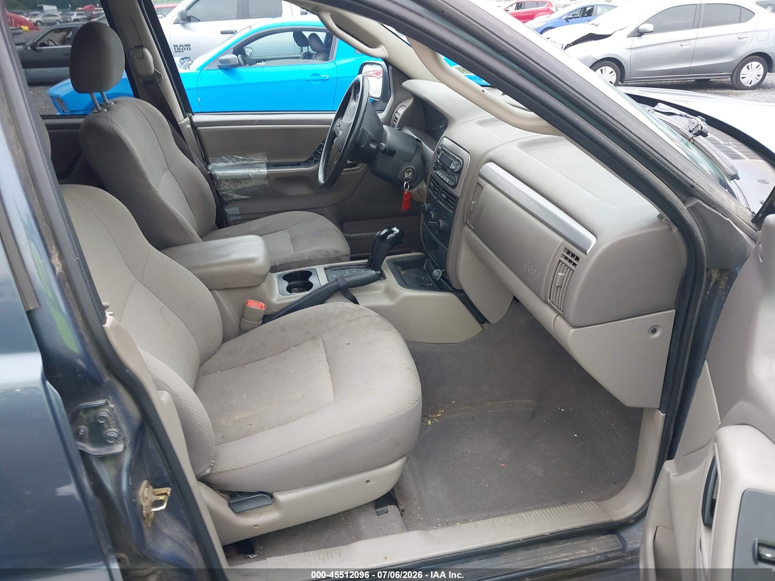 2004 Jeep Grand Cherokee Laredo Light Blue vin: 1J4GW48S94C351417