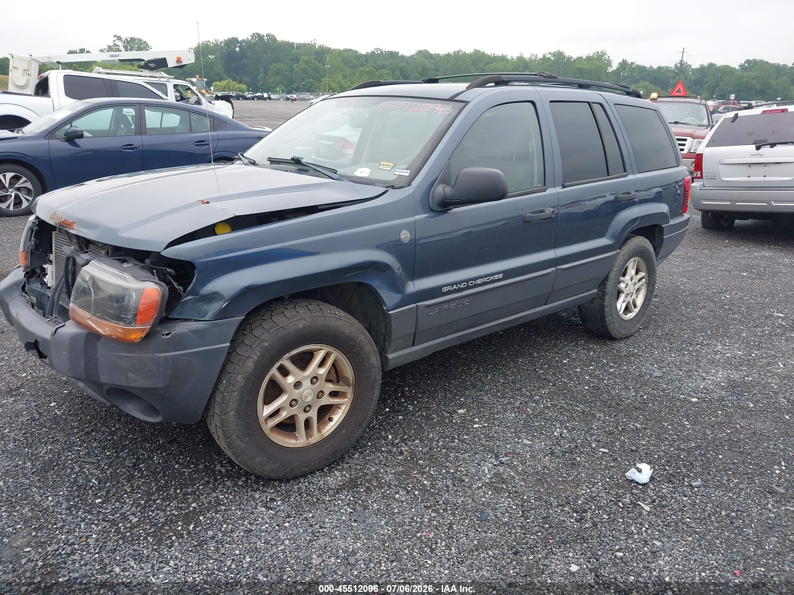 2004 Jeep Grand Cherokee Laredo Light Blue vin: 1J4GW48S94C351417