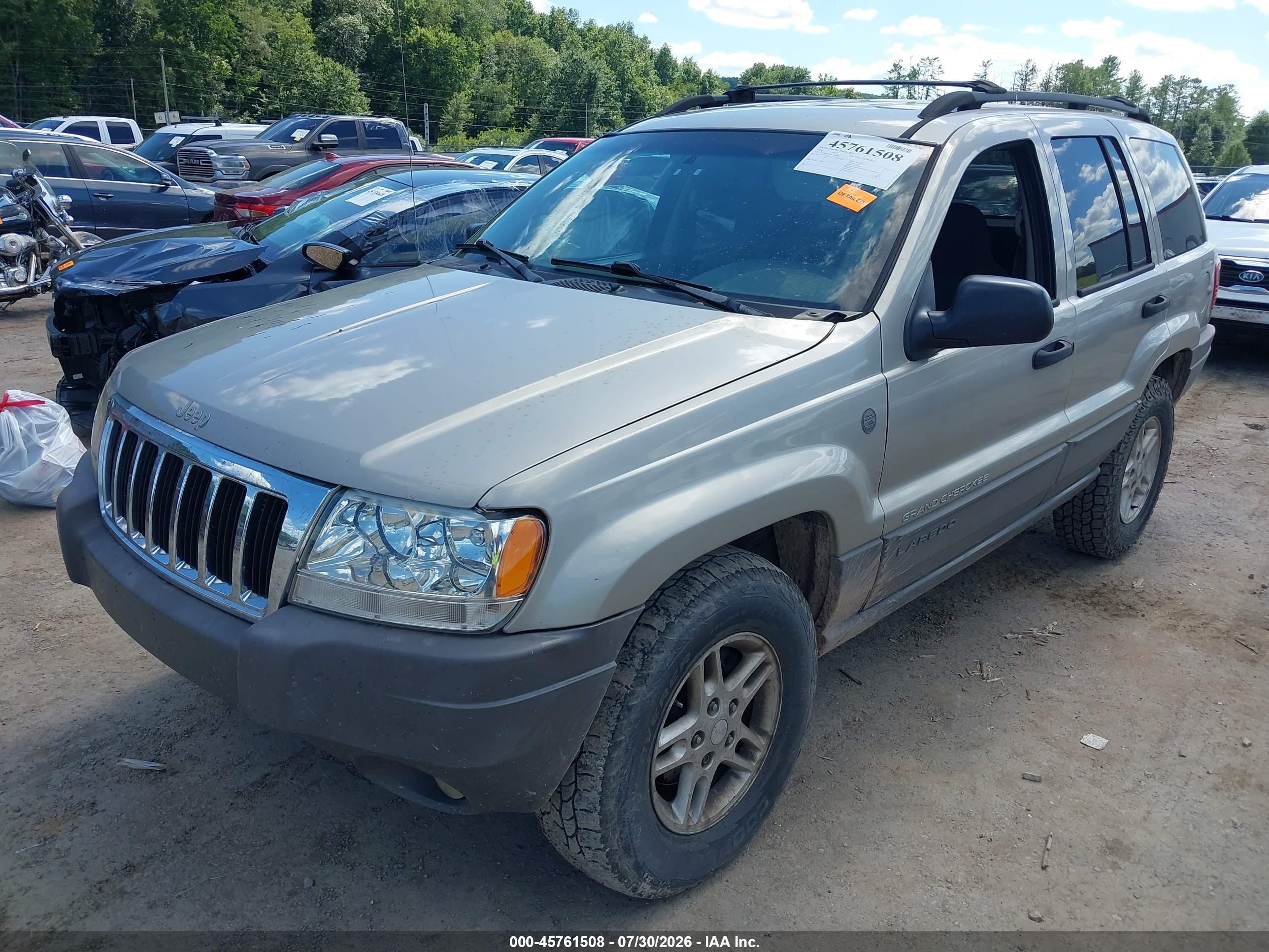 2004 Jeep Grand Cherokee Laredo Gold vin: 1J4GW48S94C354902