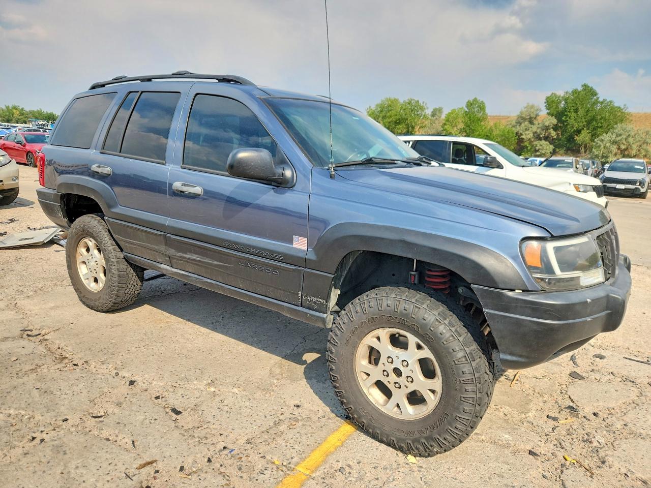 2002 Jeep Grand Cherokee Laredo Синий vin: 1J4GW48SX2C246625