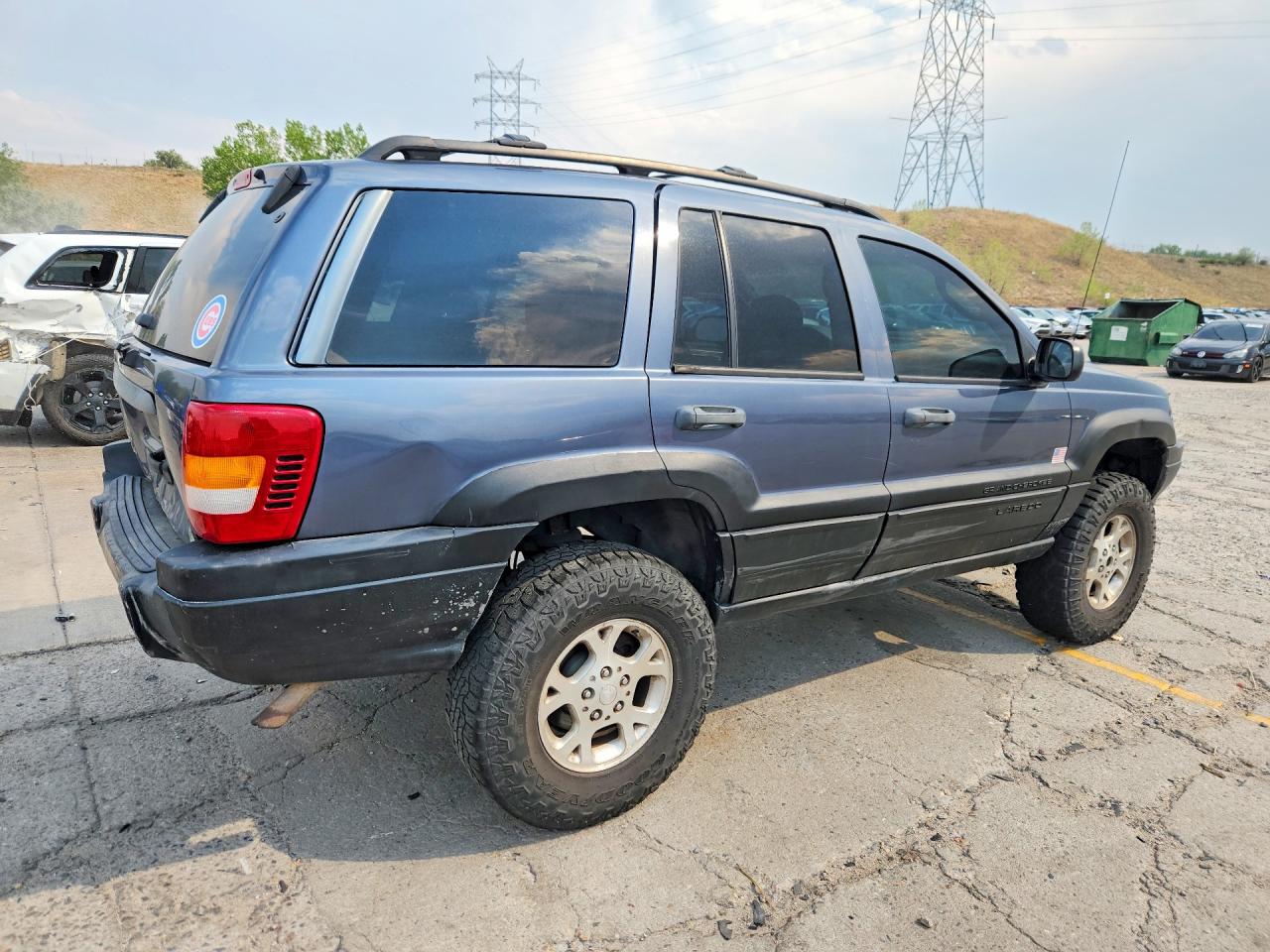 2002 Jeep Grand Cherokee Laredo Синий vin: 1J4GW48SX2C246625