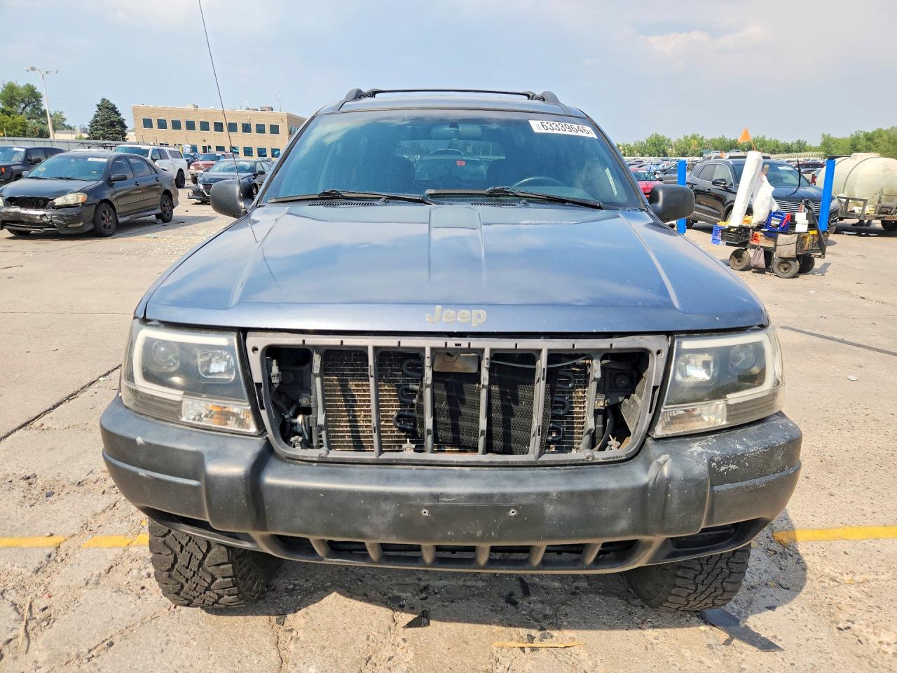 2002 Jeep Grand Cherokee Laredo Синий vin: 1J4GW48SX2C246625