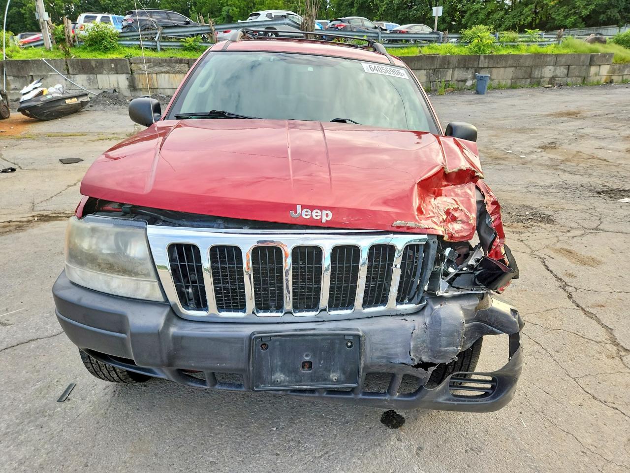 2003 Jeep Grand Cherokee Laredo Red vin: 1J4GW48SX3C544769