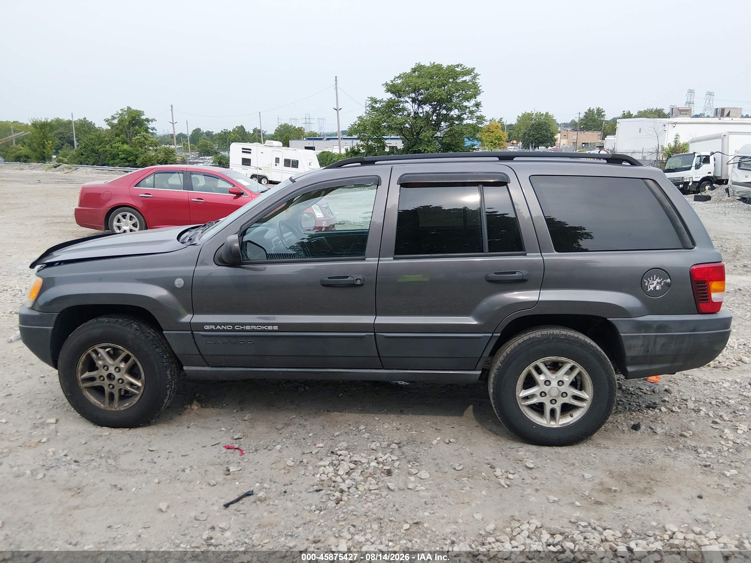 2004 Jeep Grand Cherokee Laredo Серый vin: 1J4GW48SX4C276808