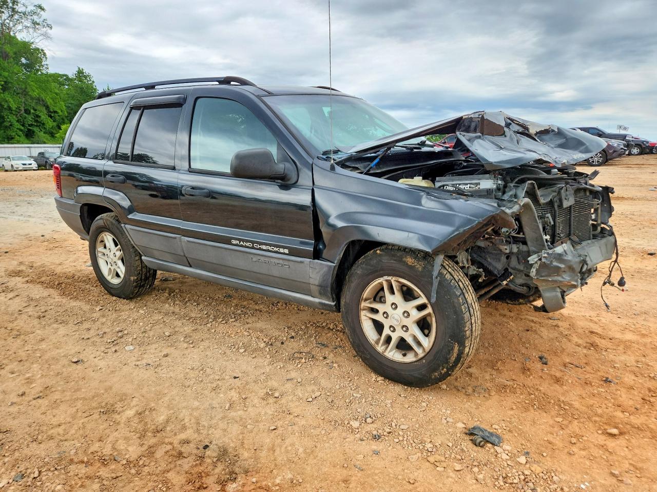 2004 Jeep Grand Cherokee Laredo Black vin: 1J4GW48SX4C404612