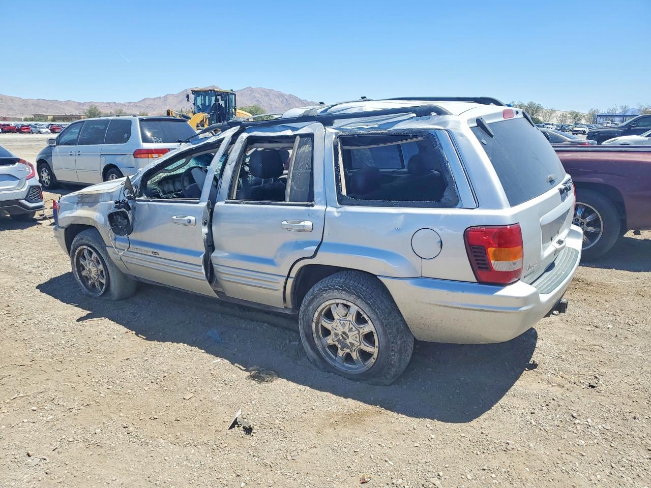 2003 Jeep Grand Cherokee Limited Silver vin: 1J4GW58J93C525014