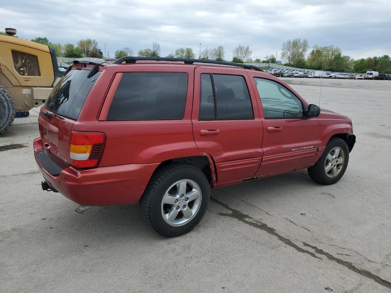 2003 Jeep Grand Cherokee Limited Red vin: 1J4GW58JX3C570107