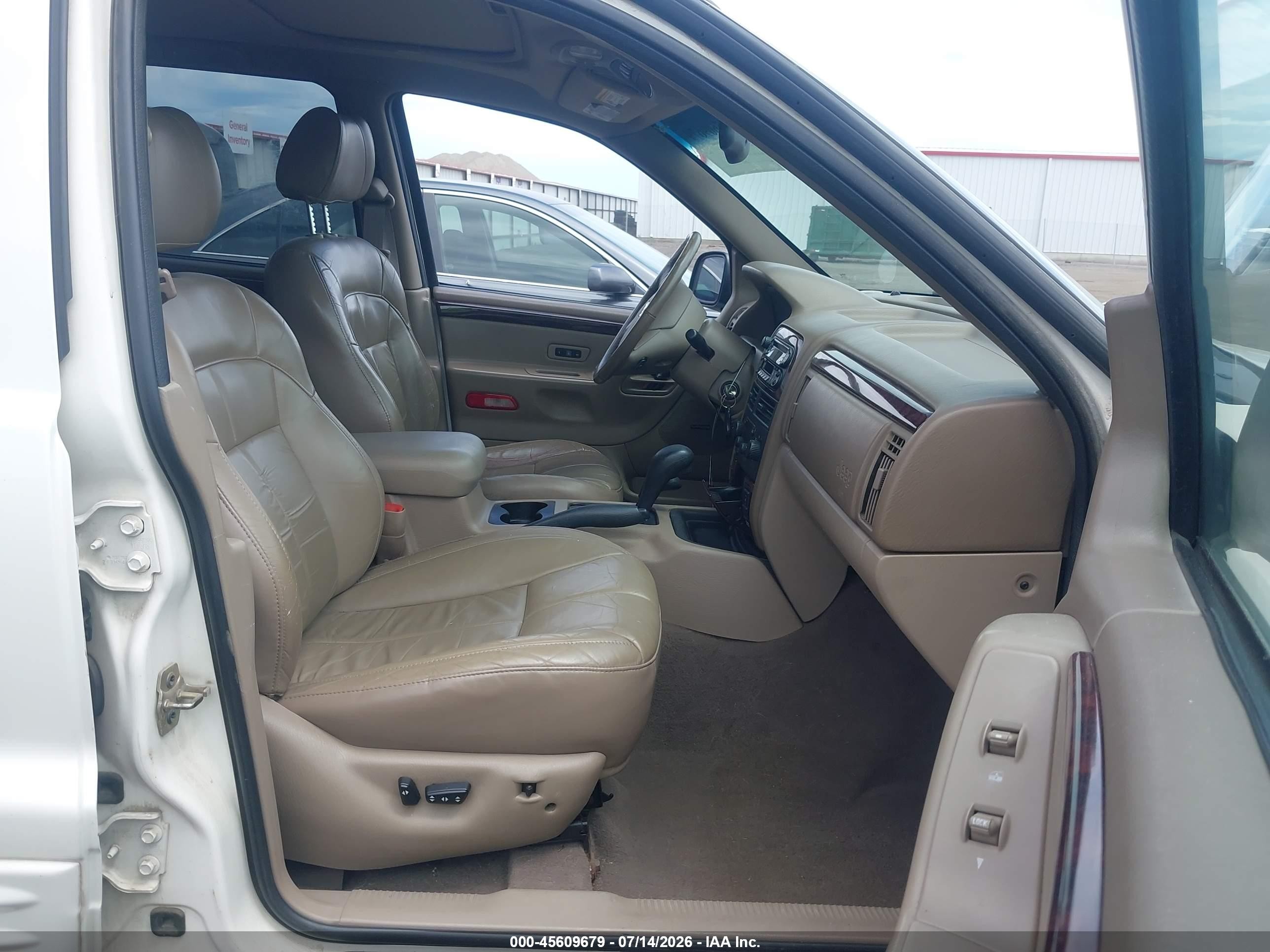 2001 Jeep Grand Cherokee Limited White vin: 1J4GW58N01C526648