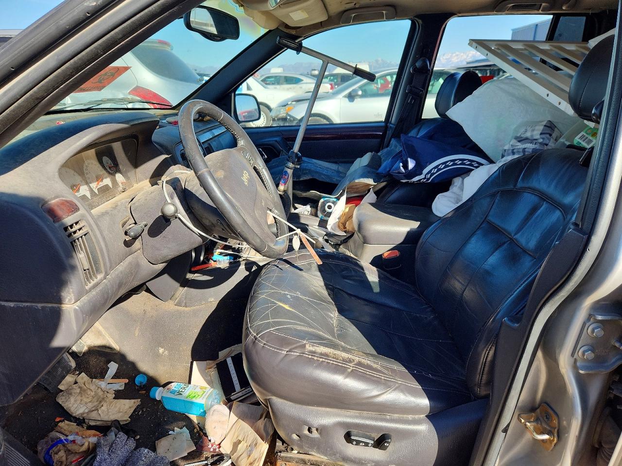 2001 Jeep Grand Cherokee Limited Серый vin: 1J4GW58N01C674475