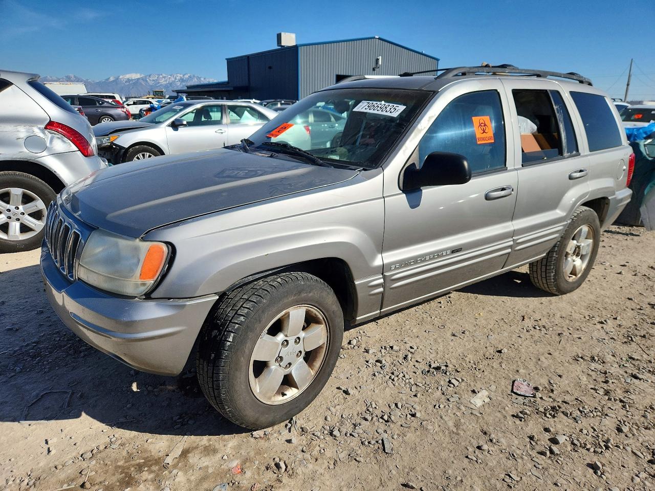 2001 Jeep Grand Cherokee Limited Серый vin: 1J4GW58N01C674475
