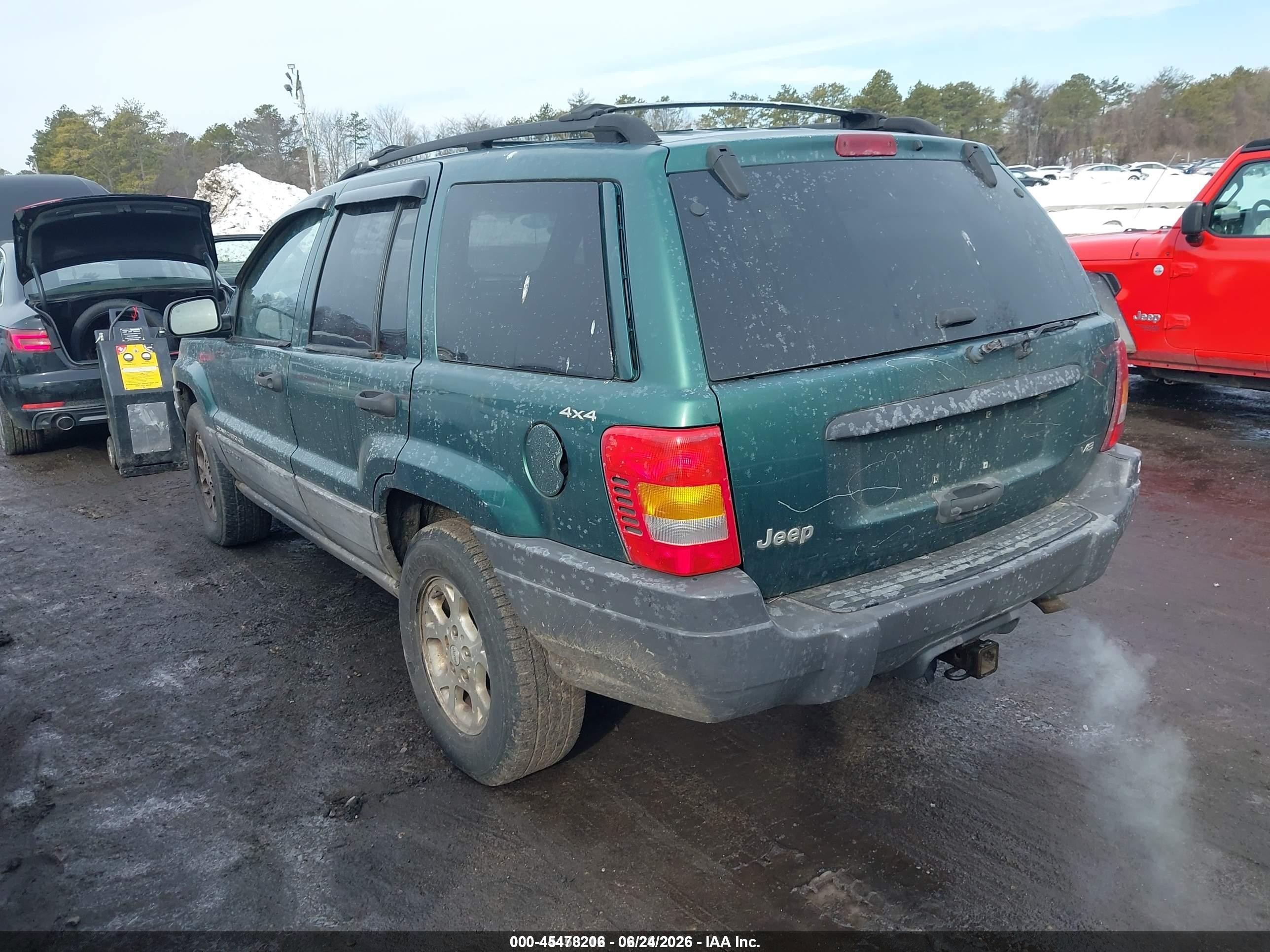 1999 Jeep Grand Cherokee Laredo Green vin: 1J4GW58N2XC706979