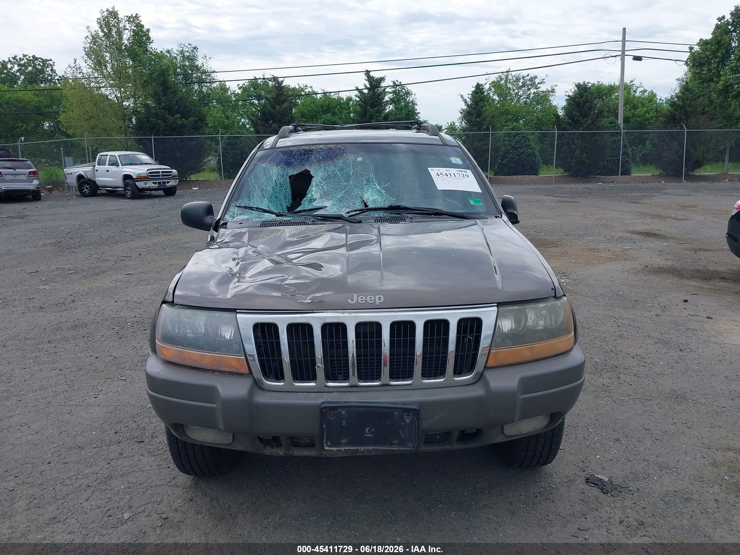 1999 Jeep Grand Cherokee Laredo Gray vin: 1J4GW58N2XC730375
