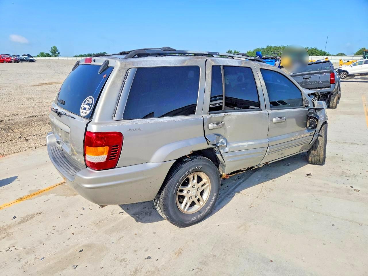 2000 Jeep Grandrokee Серый vin: 1J4GW58N2YC142526