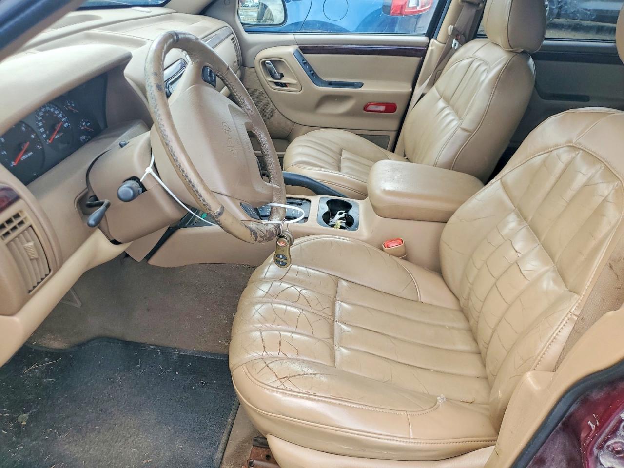 2000 Jeep Grand Cherokee Limited Burgundy vin: 1J4GW58N2YC207519