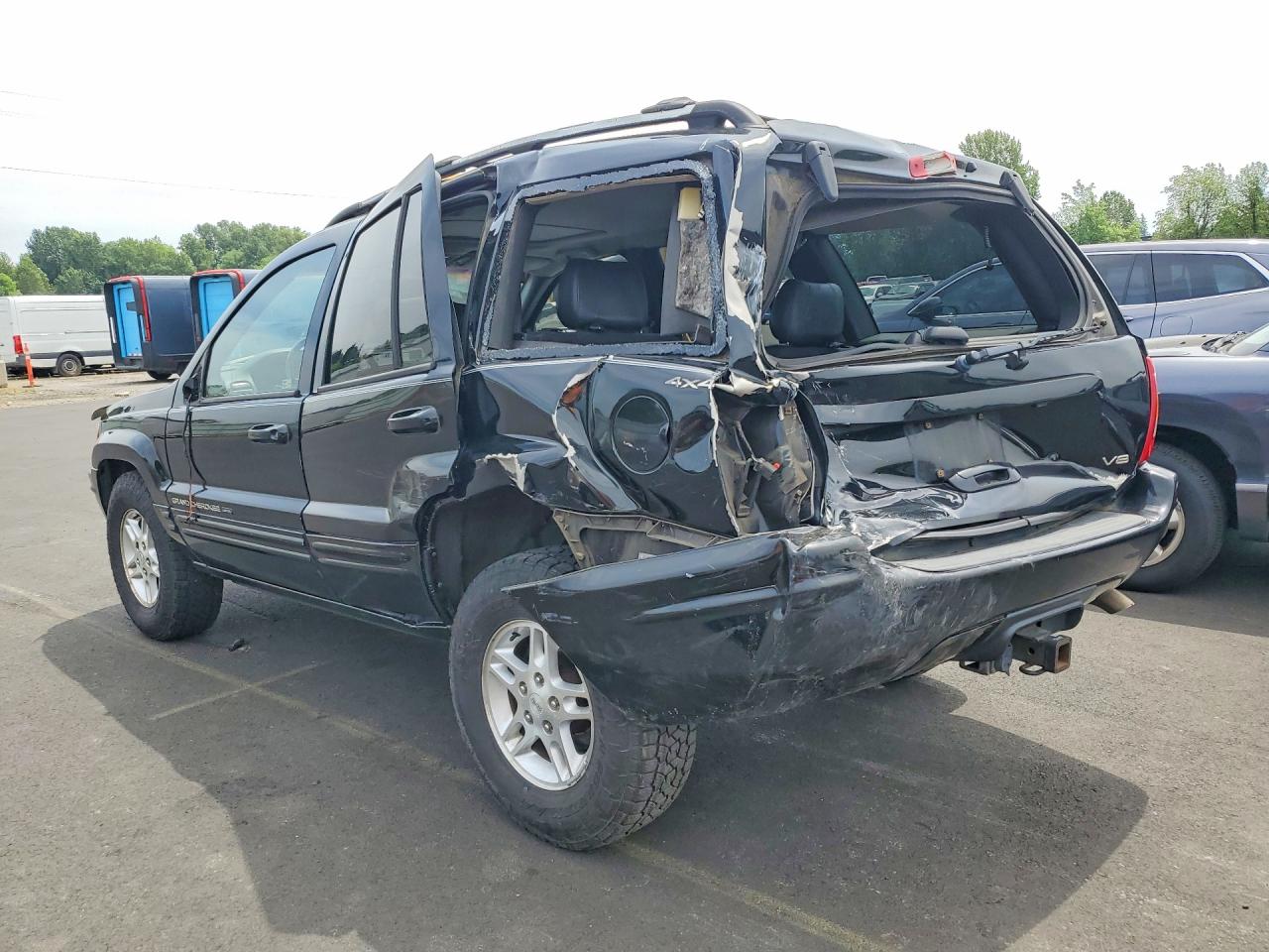 2000 Jeep Grand Cherokee Limited Black vin: 1J4GW58N3YC286411