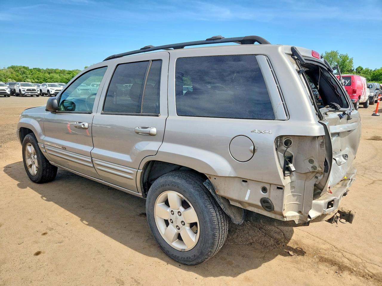 2001 Jeep Grand Cherokee Limited Gray vin: 1J4GW58N41C515474