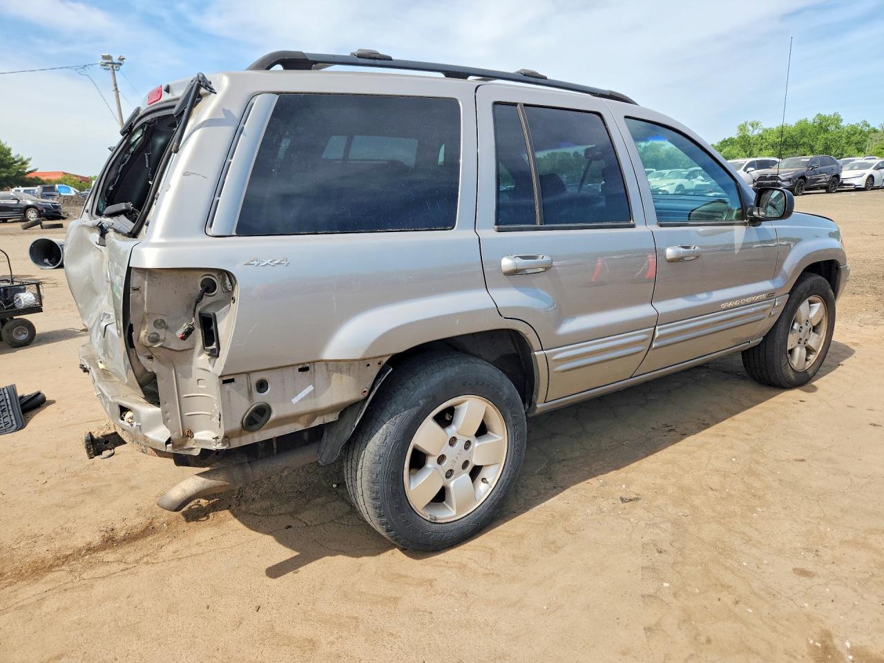 2001 Jeep Grand Cherokee Limited Gray vin: 1J4GW58N41C515474