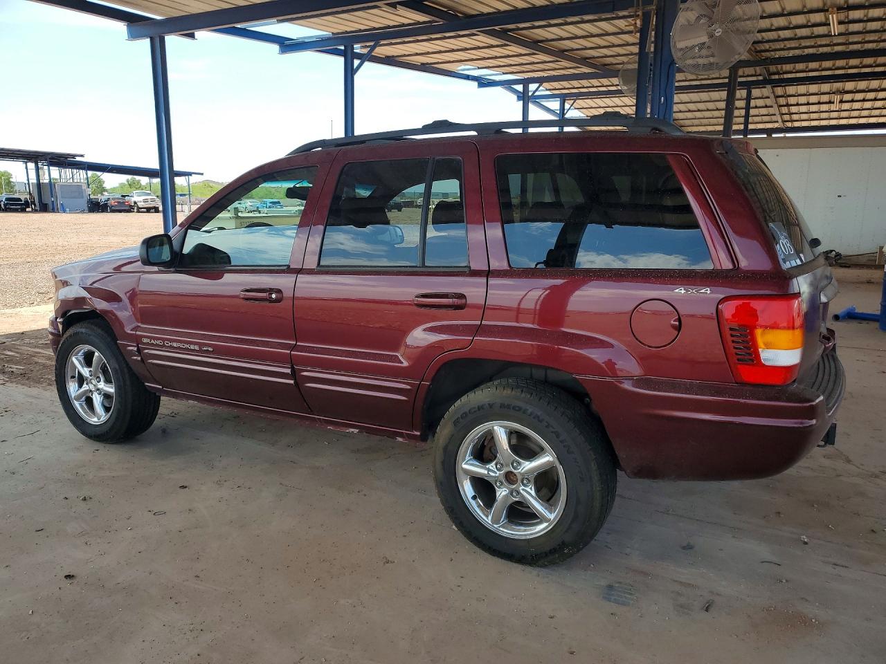 2001 Jeep Grand Cherokee Limited Burgundy vin: 1J4GW58N41C632083