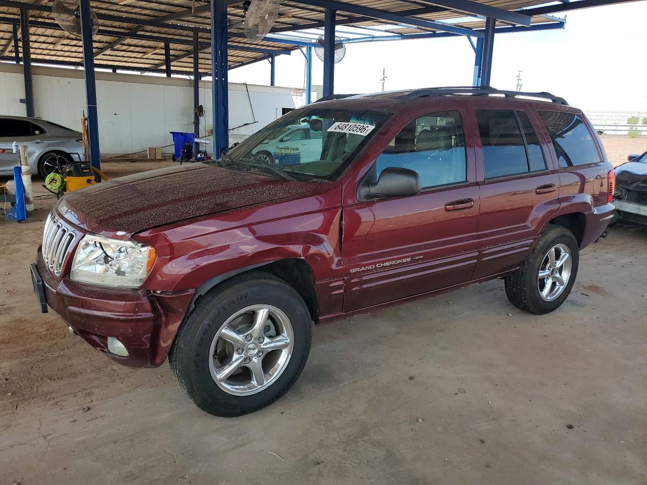 2001 Jeep Grand Cherokee Limited Burgundy vin: 1J4GW58N41C632083