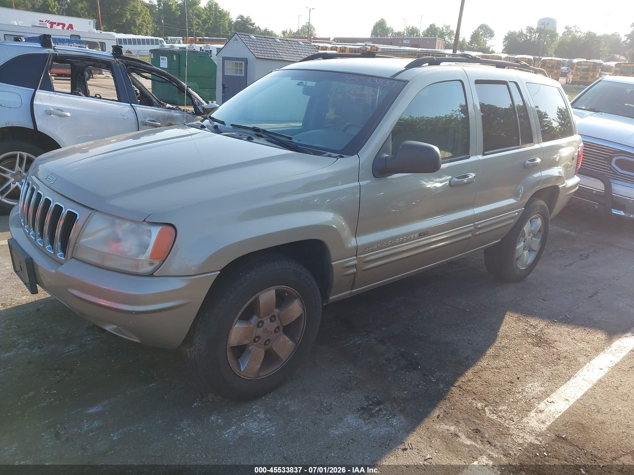 2001 Jeep Grand Cherokee Limited Gold vin: 1J4GW58N41C729932