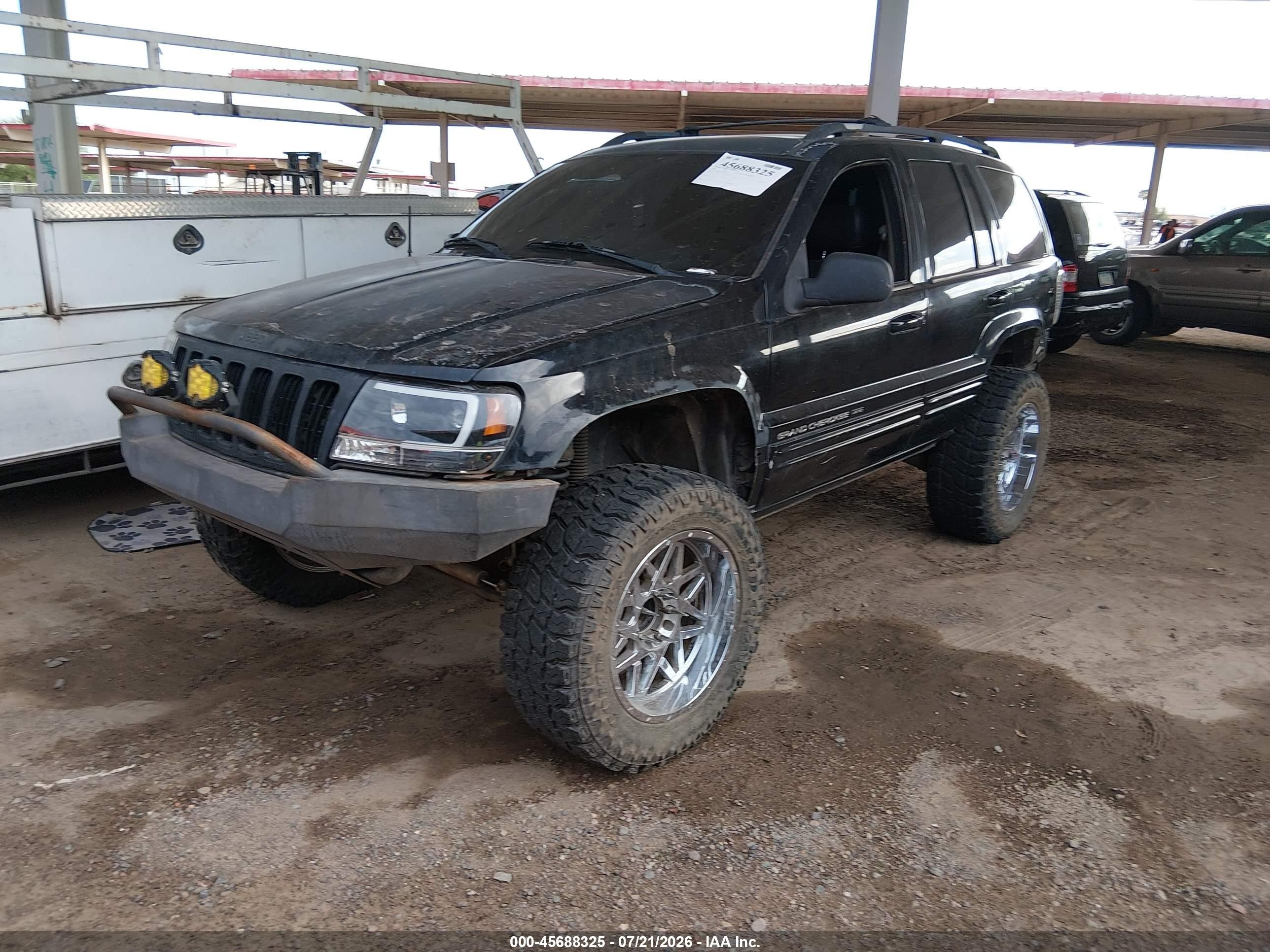 2001 Jeep Grand Cherokee Limited Black vin: 1J4GW58N51C693426