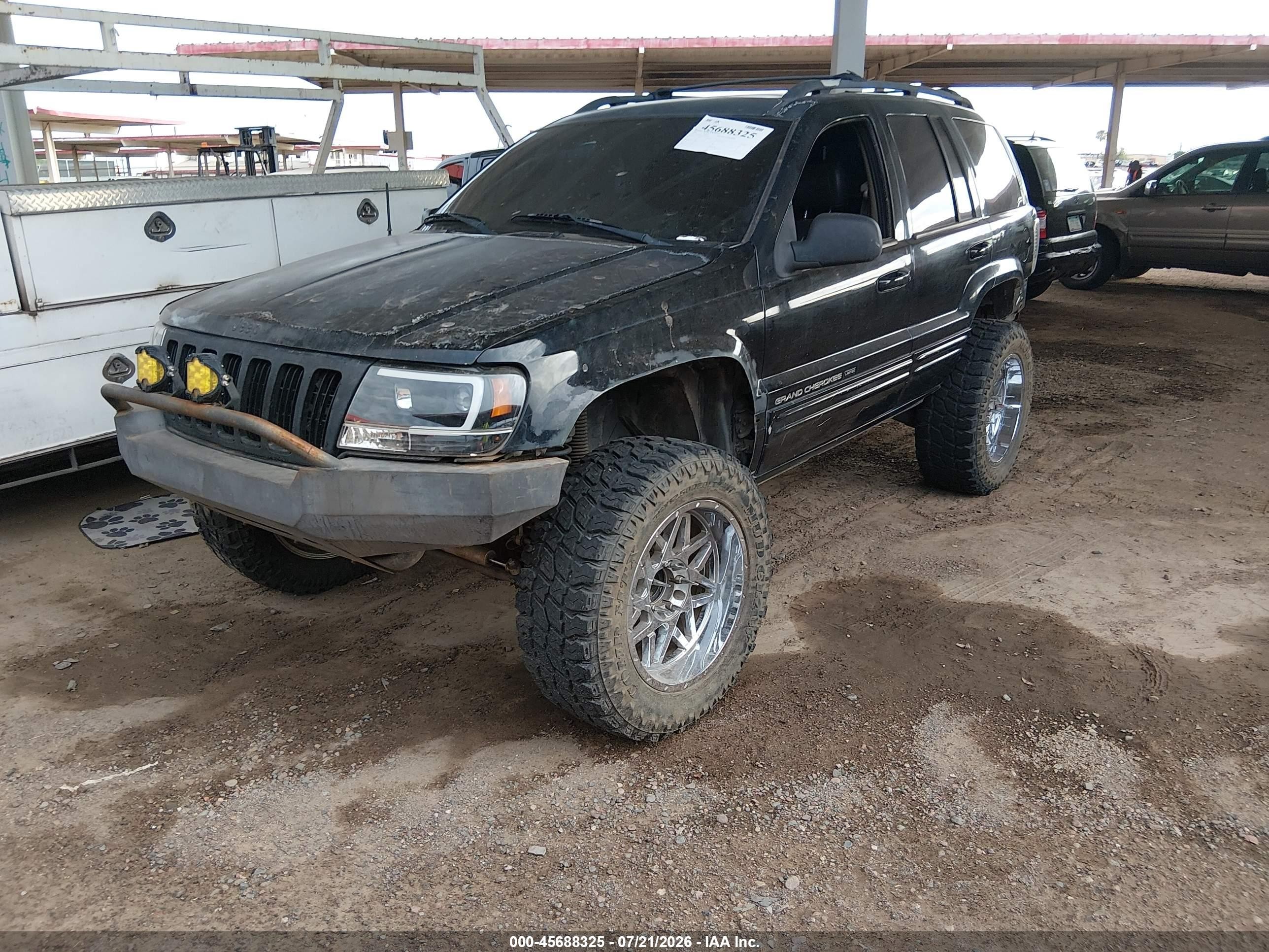2001 Jeep Grand Cherokee Limited Black vin: 1J4GW58N51C693426