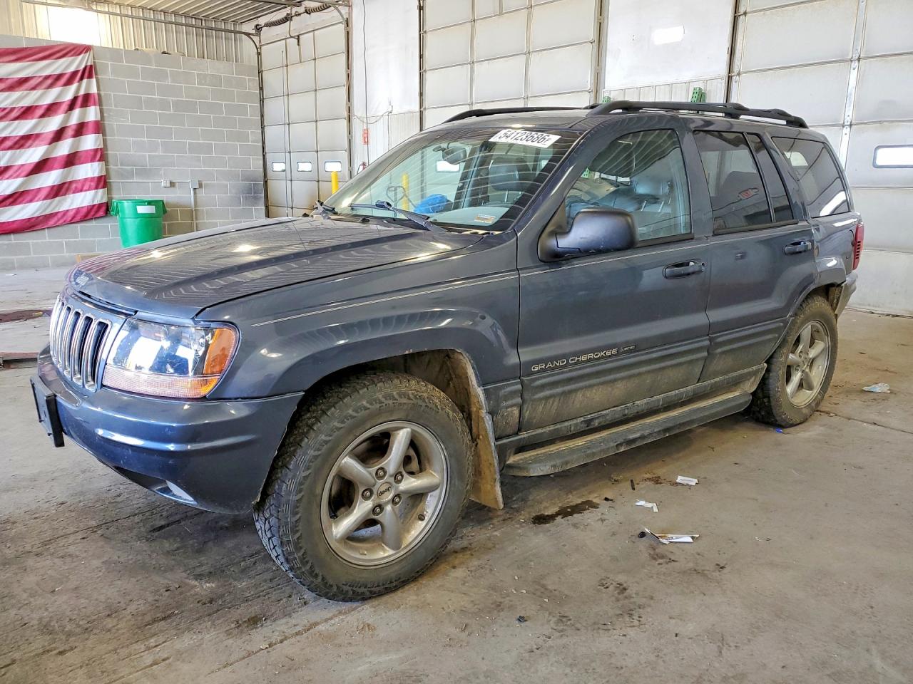 2001 Jeep Grand Cherokee Limited Charcoal vin: 1J4GW58N71C559288