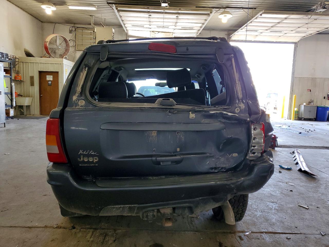 2001 Jeep Grand Cherokee Limited Charcoal vin: 1J4GW58N71C559288