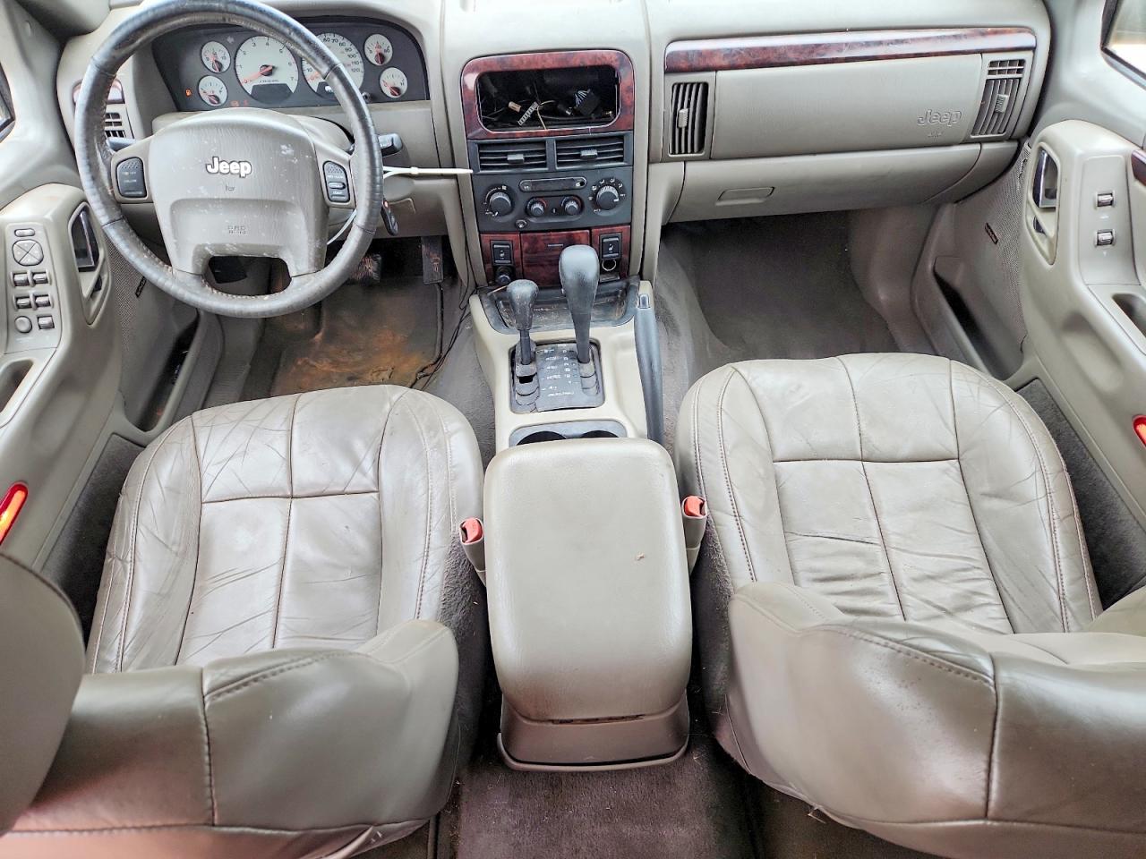 2001 Jeep Grand Cherokee Limited White vin: 1J4GW58N71C612734