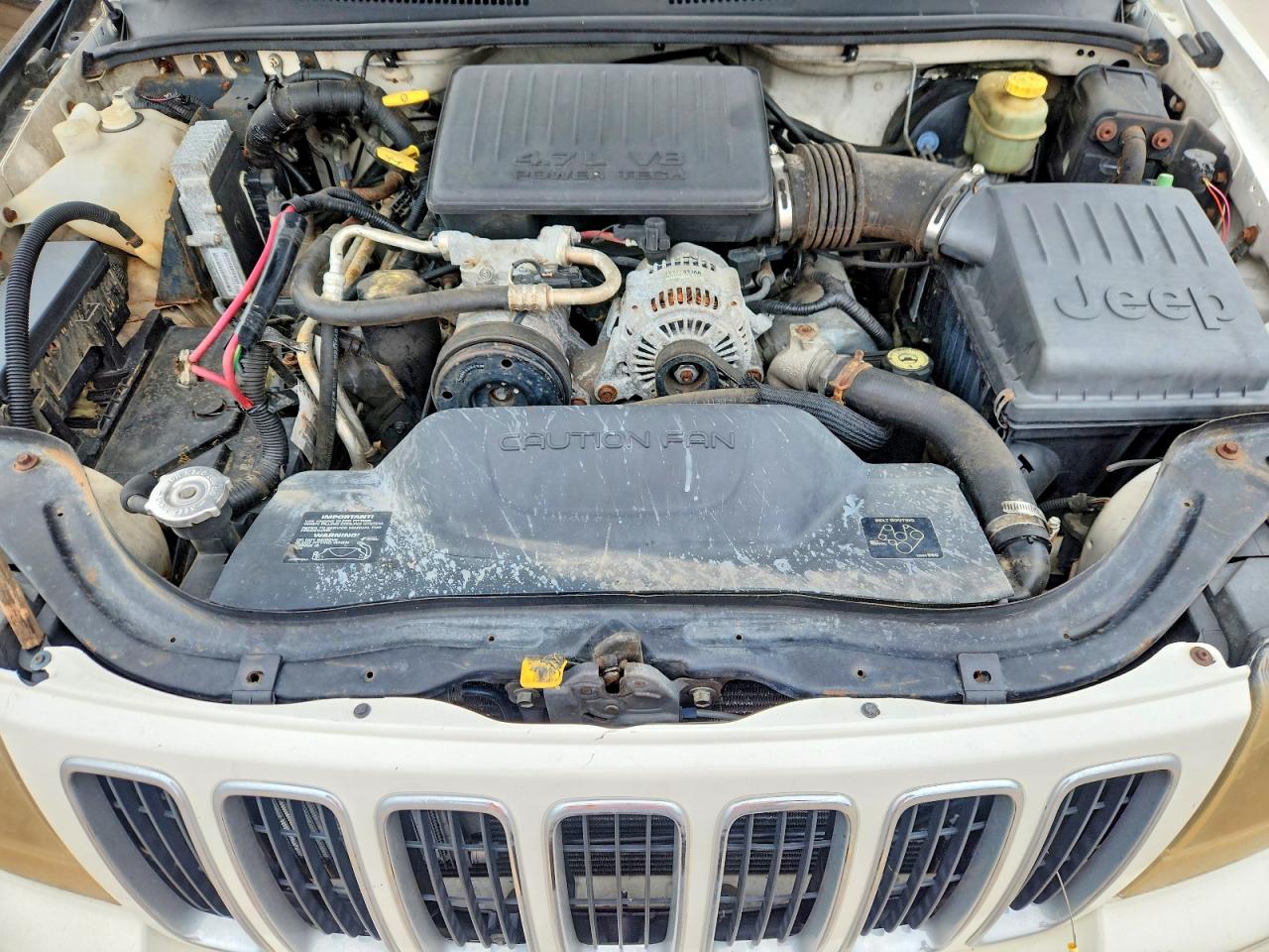 2001 Jeep Grand Cherokee Limited White vin: 1J4GW58N71C612734