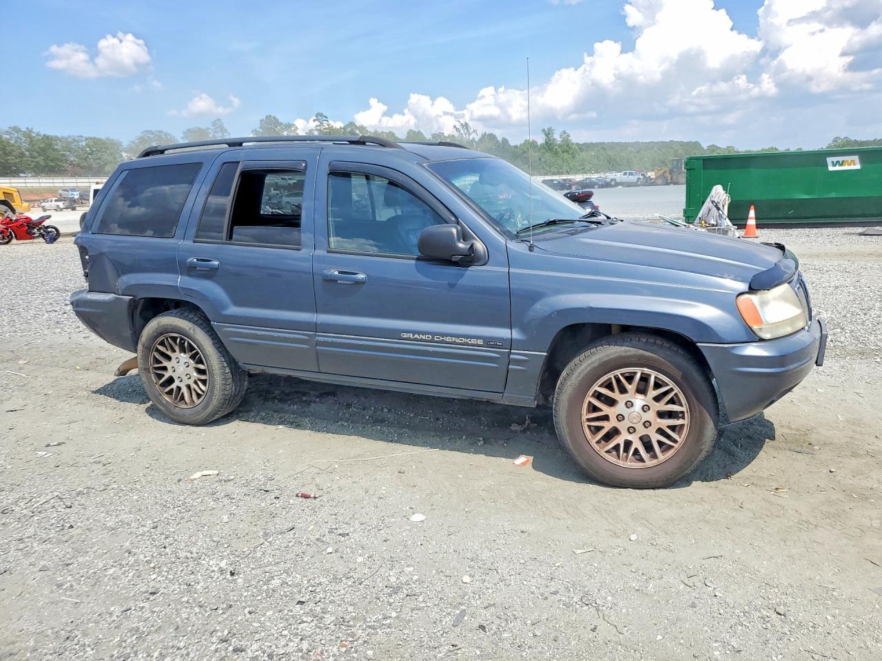 2003 Jeep Grand Cherokee Limited Blue vin: 1J4GW58N73C501488