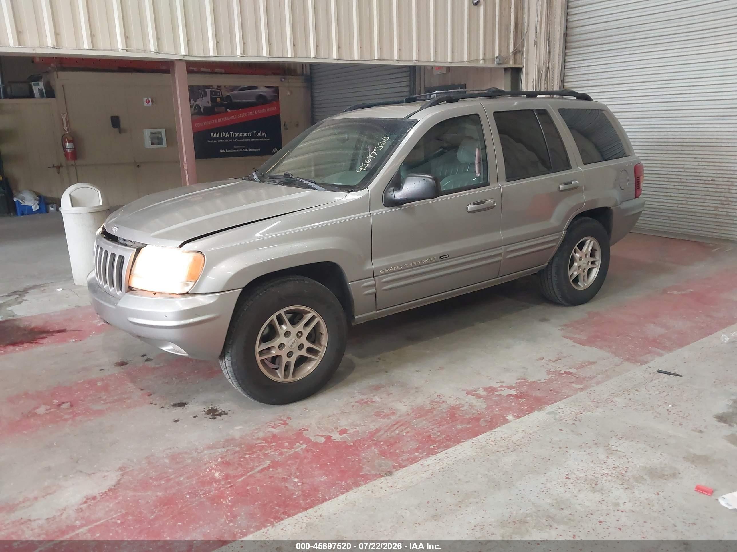 2000 Jeep Grand Cherokee Limited Бежевый vin: 1J4GW58N7YC243643