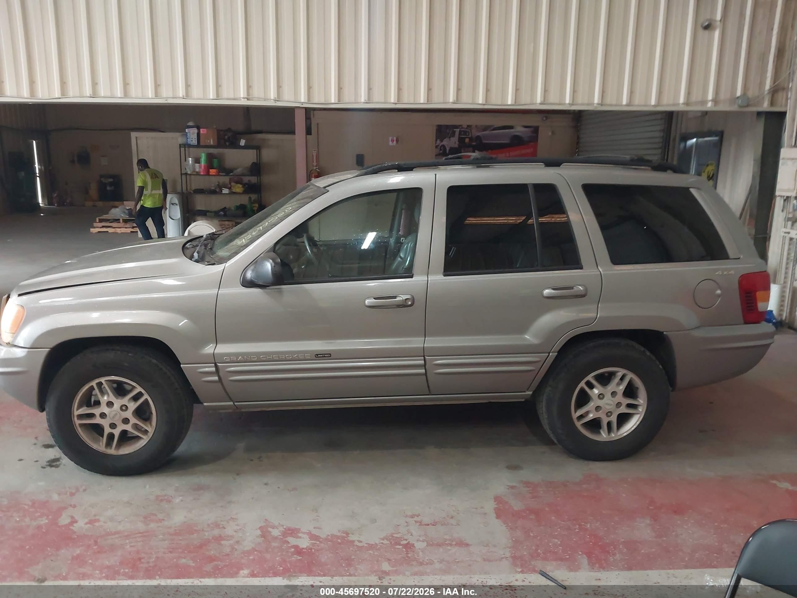 2000 Jeep Grand Cherokee Limited Бежевый vin: 1J4GW58N7YC243643