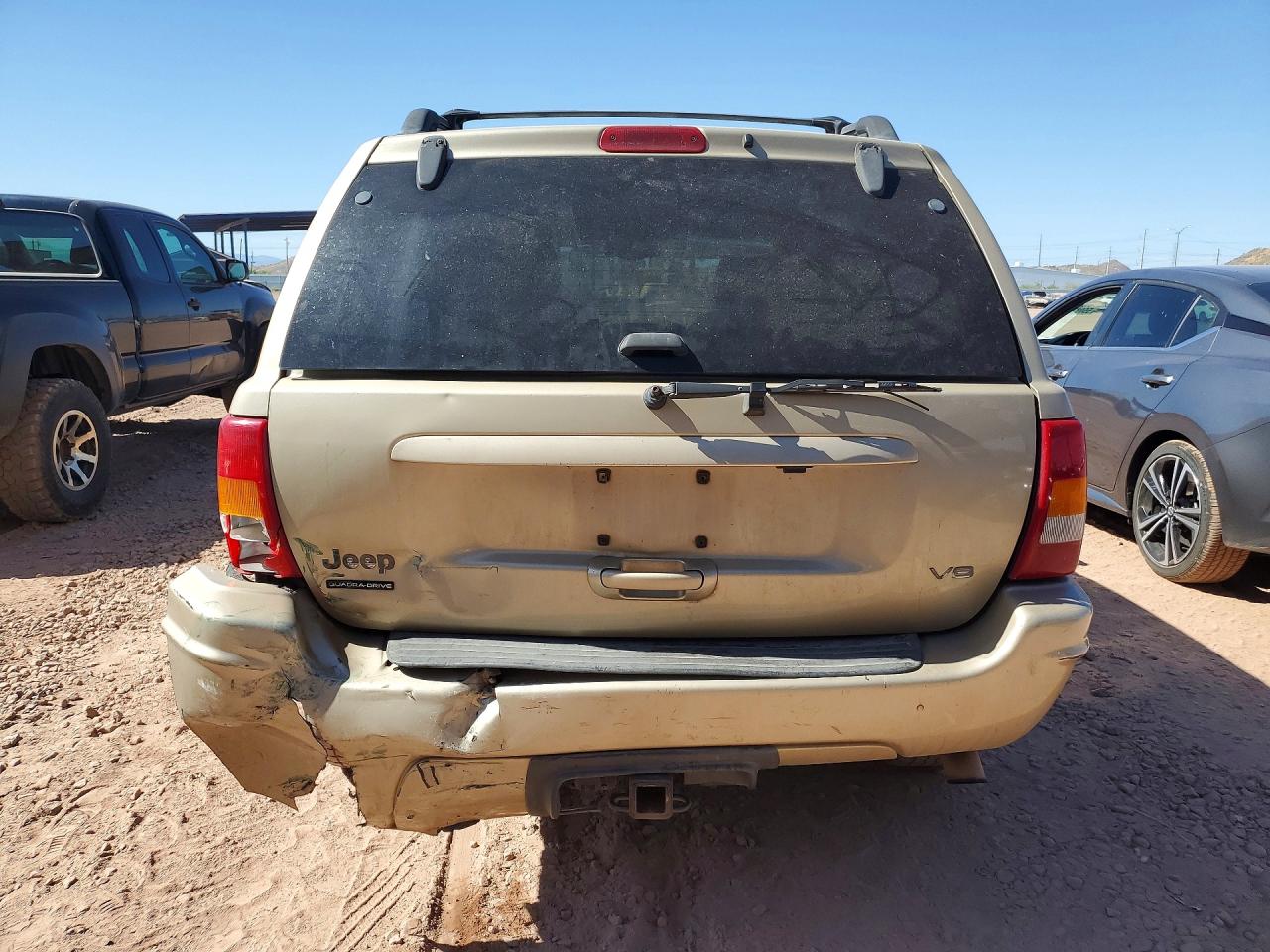 2001 Jeep Grand Cherokee Limited Бежевый vin: 1J4GW58N81C680959