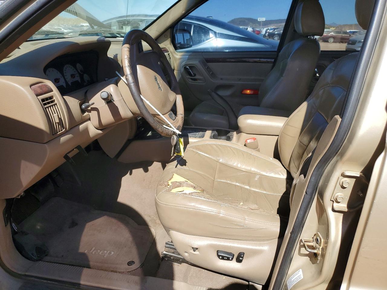 2001 Jeep Grand Cherokee Limited Бежевый vin: 1J4GW58N81C680959