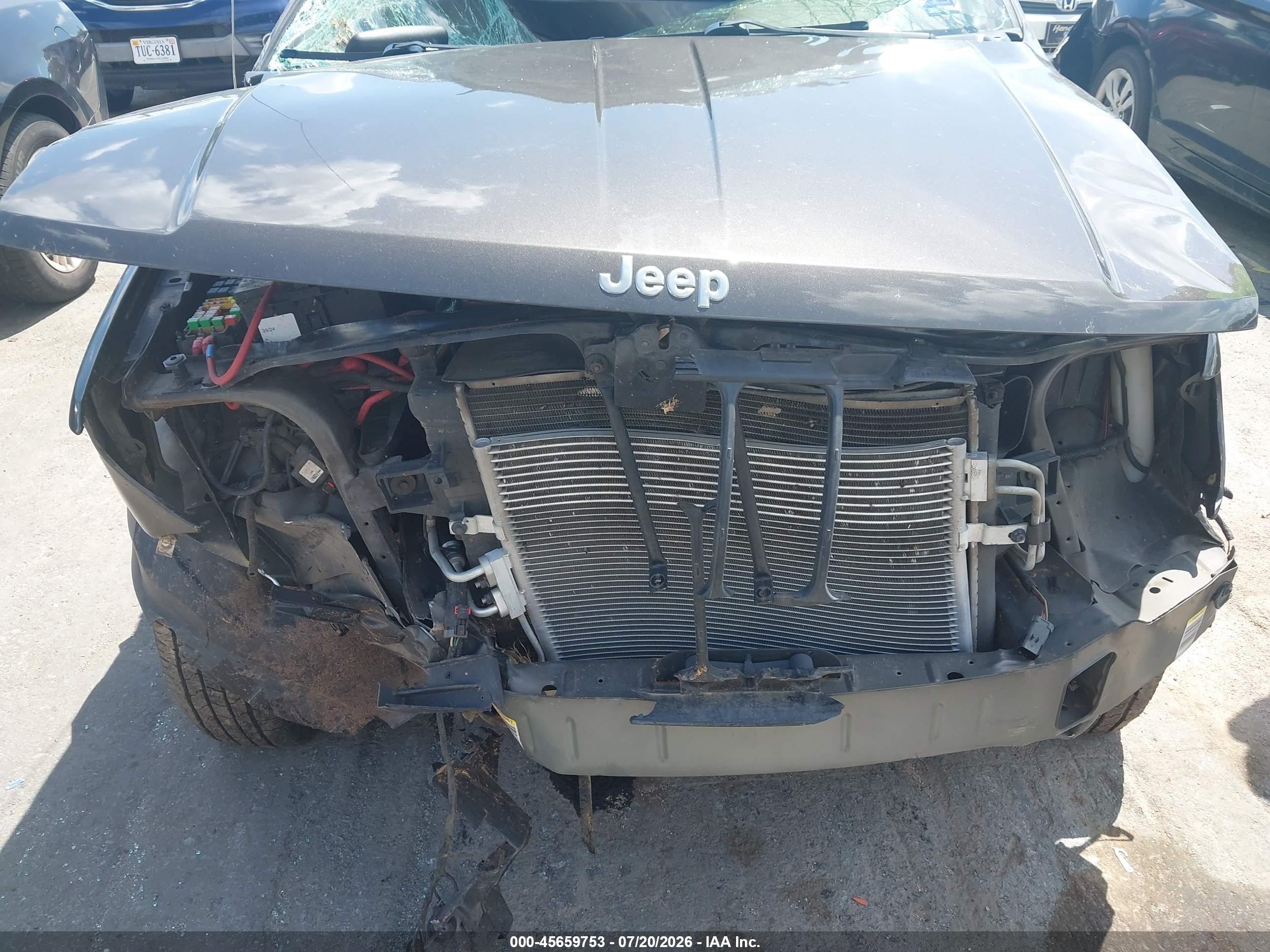 2004 Jeep Grand Cherokee Limited Серый vin: 1J4GW58N84C393321