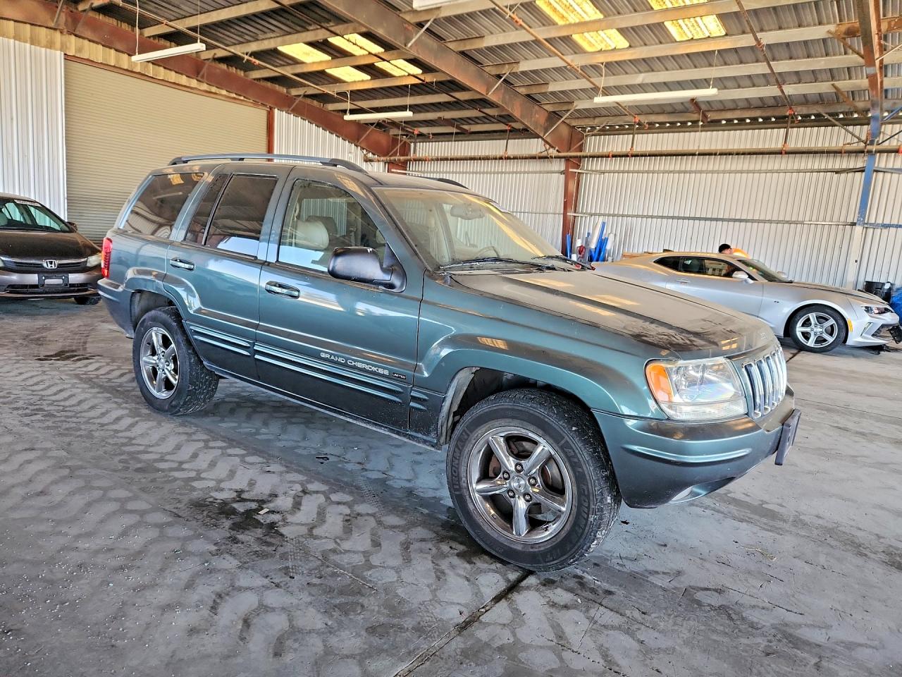 2002 Jeep Grand Cherokee Limited Зеленый vin: 1J4GW58NX2C184482